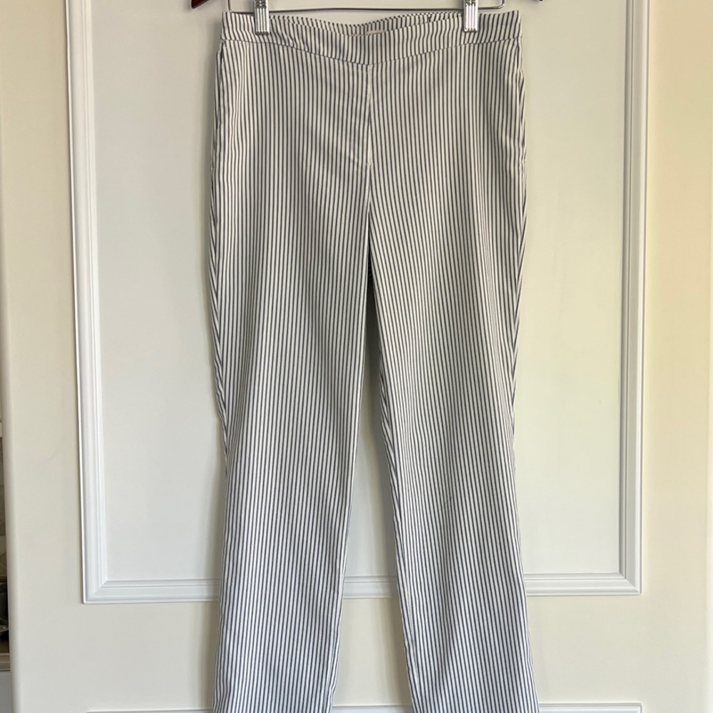 Striped Women's Straight Leg Pants by Eliane Rose